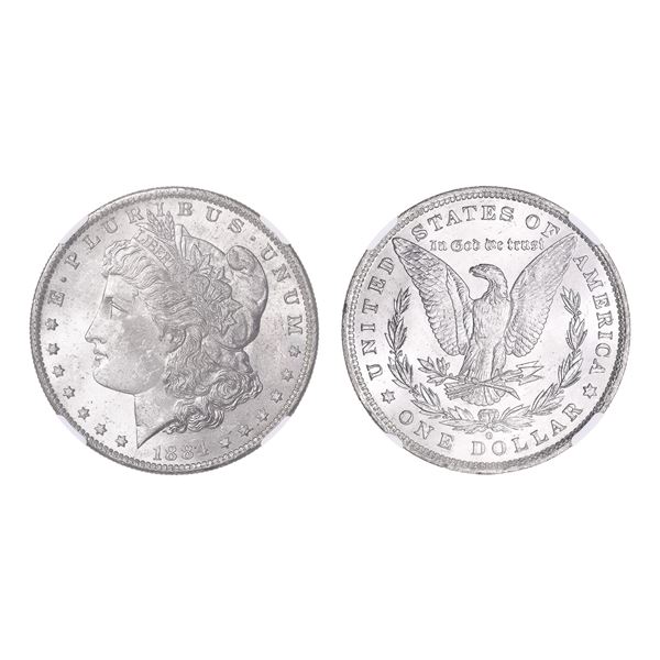 1884-O $1 Morgan Dollar NGC MS63,