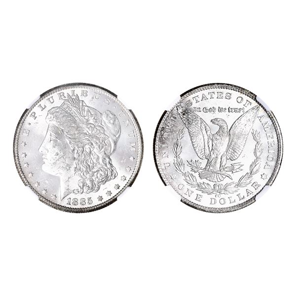 1885-CC $1 Carson City Morgan Dollar NGC MS62