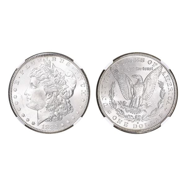 1885-S $1 Morgan Dollar NGC MS62