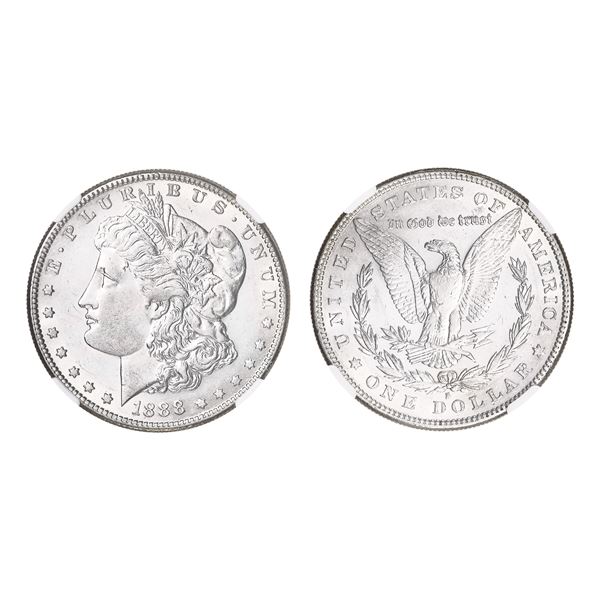 1888-S $1 Morgan Dollar NGC AU53