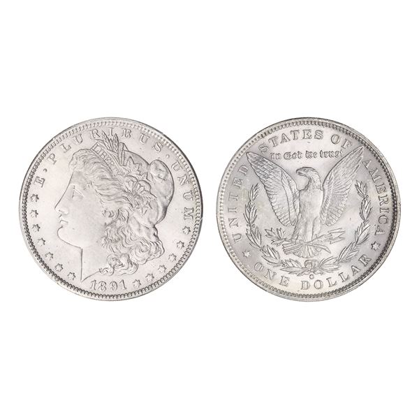 1891-O $1 Morgan Silver Dollar PCGS MS64