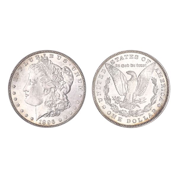 1896 $1 Morgan Dollar PCGS MS64