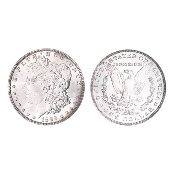 1896 $1 Morgan Dollar PCGS MS64