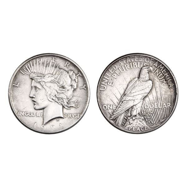 1921 Peace Dollar.,