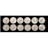 Image 2 : A Dozen circulated Peace Dollars, 1922-1928 S.,