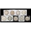 Image 1 : 1927-1935 S Peace Dollars, complete save for the 1928.,