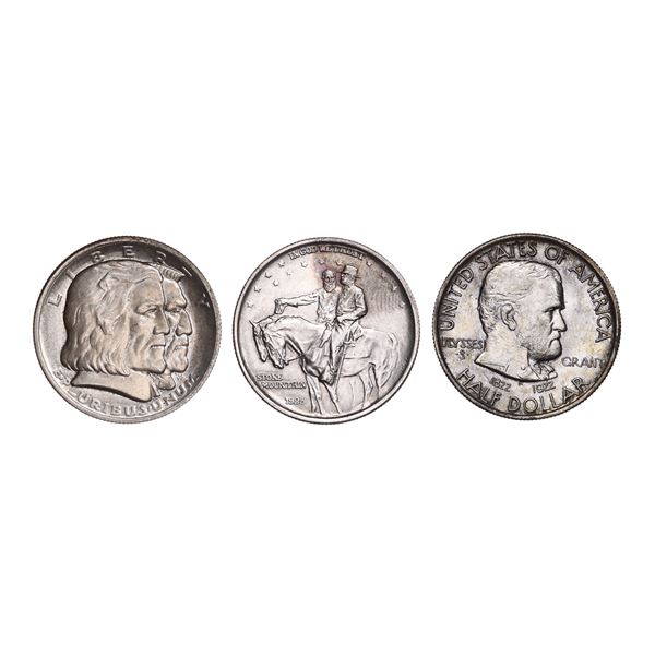 Trio of Commemorative Half Dollars, 1922-1936.,
