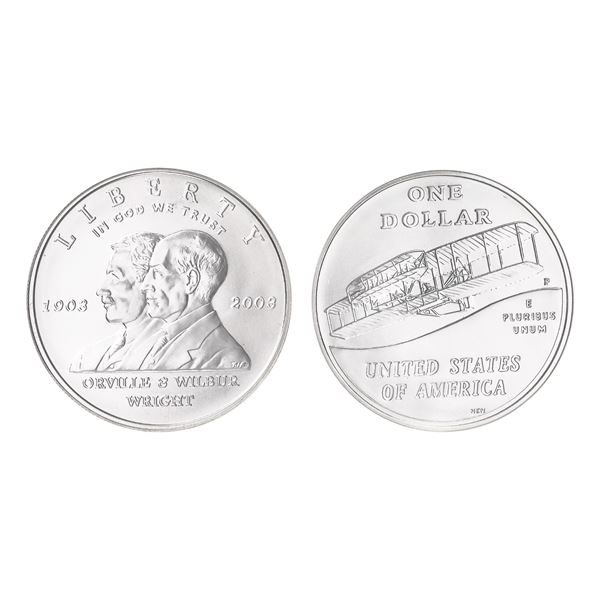 2003-P $1 First Flight Centennial Silver Dollar NGC MS70