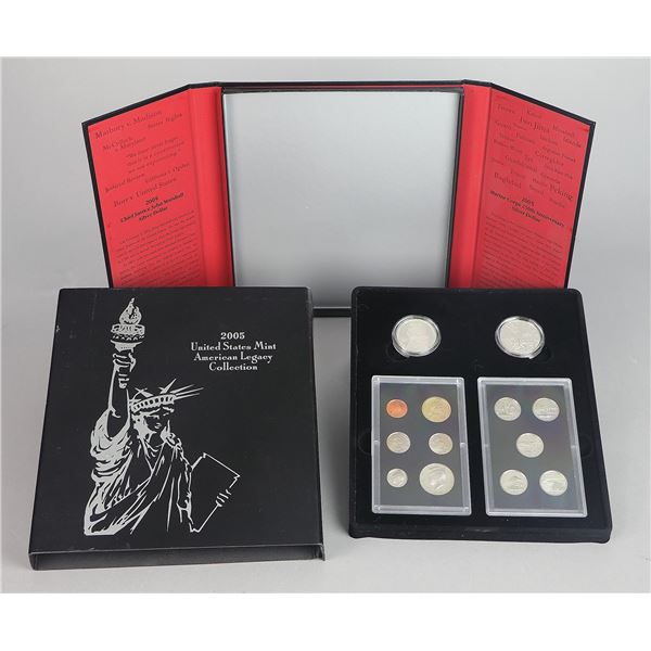 2005-S American Legacy Proof Set Collection.