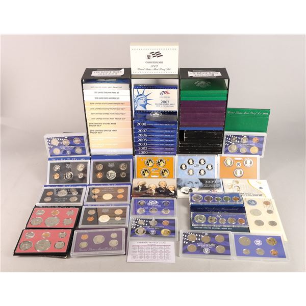 Collection Of United States Proof & Mint Sets, 1968-2022,