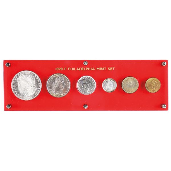 1898-P Philadelphia Mint Set, 1c-$1,