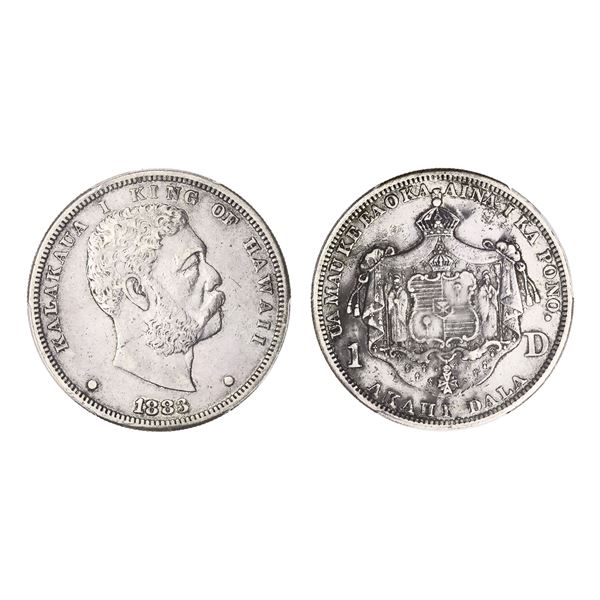 1883 $1 Hawaii One Dollar PCGS XF40,