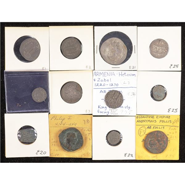 Ancient, Islamic and related Lot of Silver and AE issues, 3rd Century-13th Century.,
