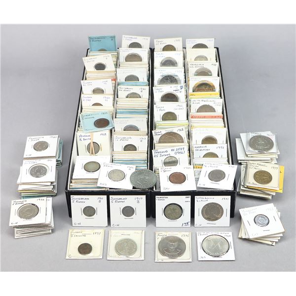 Large lot of World Coins, Sweden to Zanzibar, 19th Century to Modern.,