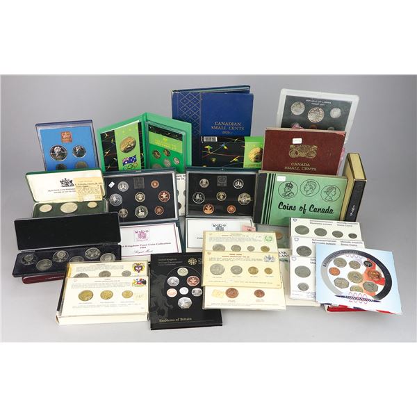 Large lot of modern World Proof and Mint Sets.,