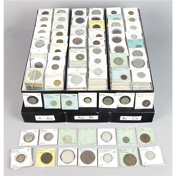 Large lot of World Coins, Afghanistan-Croatia, 19th-20th Century.,