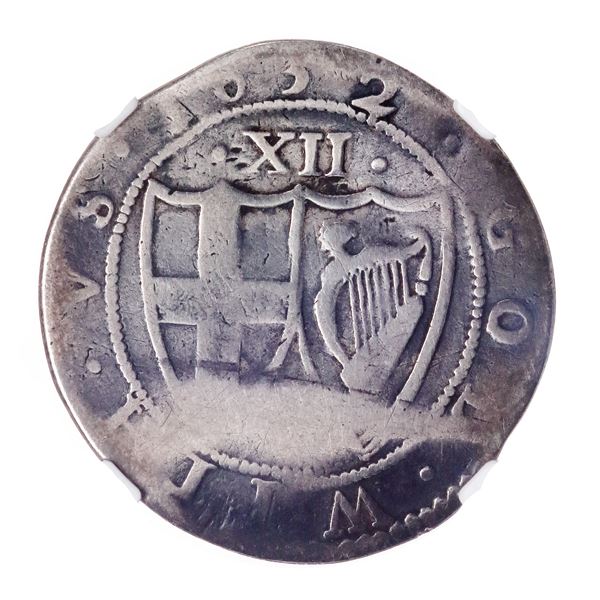 England. Commonwealth. Silver Shilling, 1652, mm sun.,