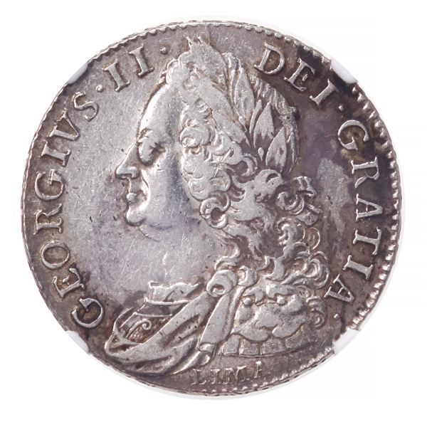 Great Britain. George II (1727-1760). Silver Halfcrown, 1746 Lima.,