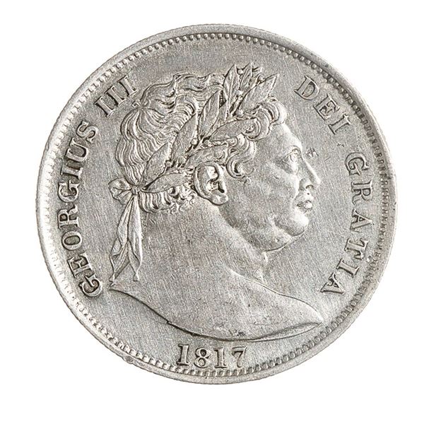 Great Britain. George III (1760-1820). Last (New) Coinage. Silver Halfcrown, 1817.,