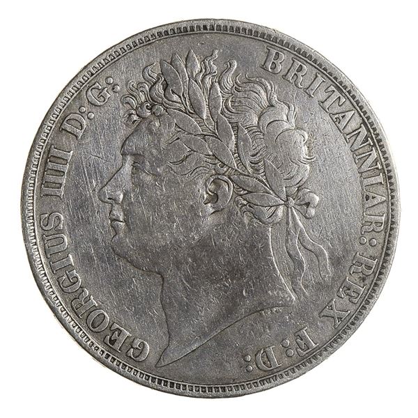 Great Britain. George IV (1820-1830). Silver Crown, 1822. Tertio.,