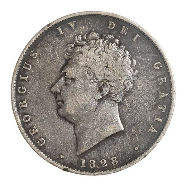 Great Britain. George IV (1820-1830). Silver Halfcrown, 1828.,