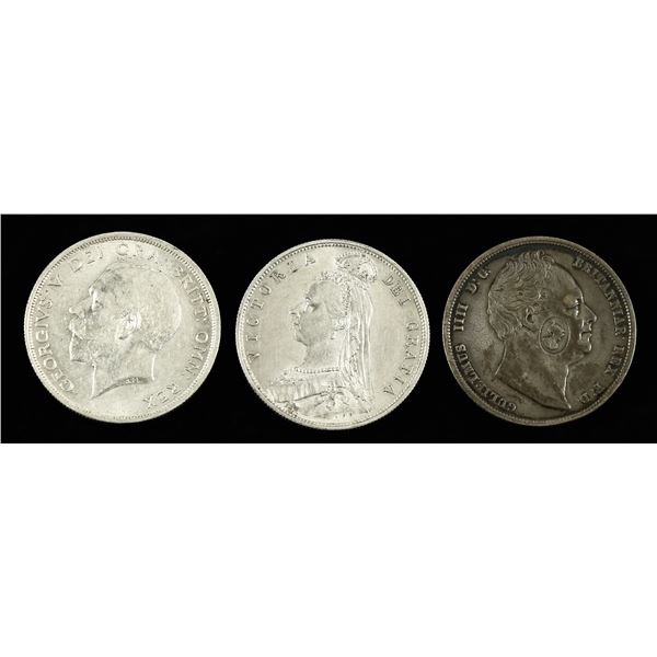 Great Britain. William IV-George V. Lot of Silver Halfcrowns, 1836-1923.,
