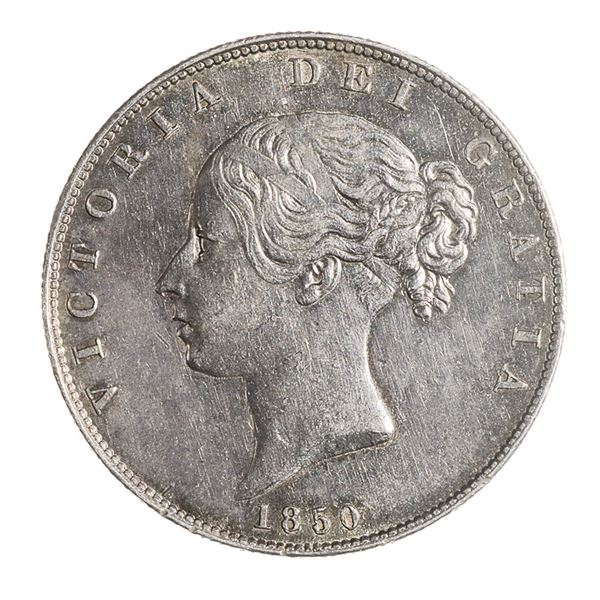 Great Britain. Victoria (1837-1901). Silver Halfcrown, 1850.,