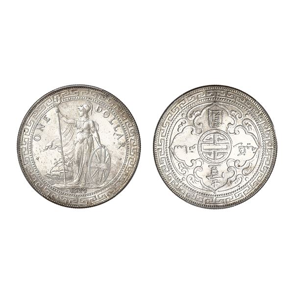 Great Britain, 1929-B Trade Dollar Prid-26 Bombay Mint, George V, PCGS MS64