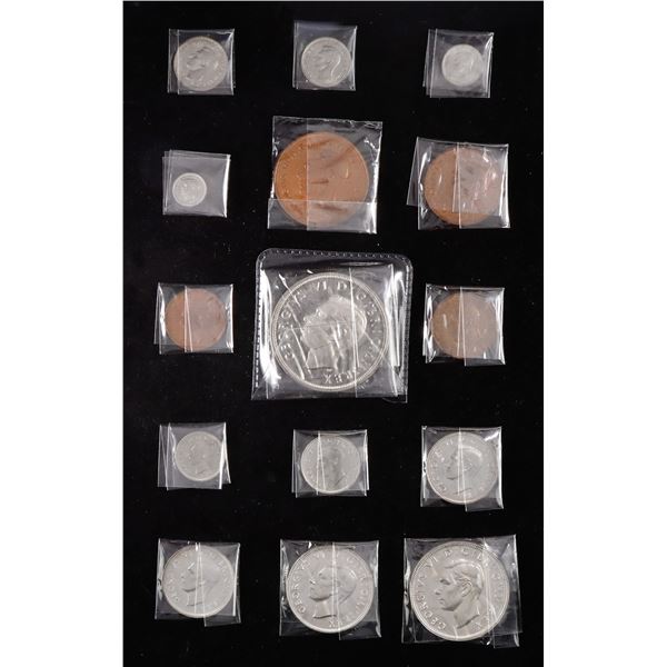 Great Britain. George VI (1936-1952). 1937 15-piece Coronation Proof Set.,