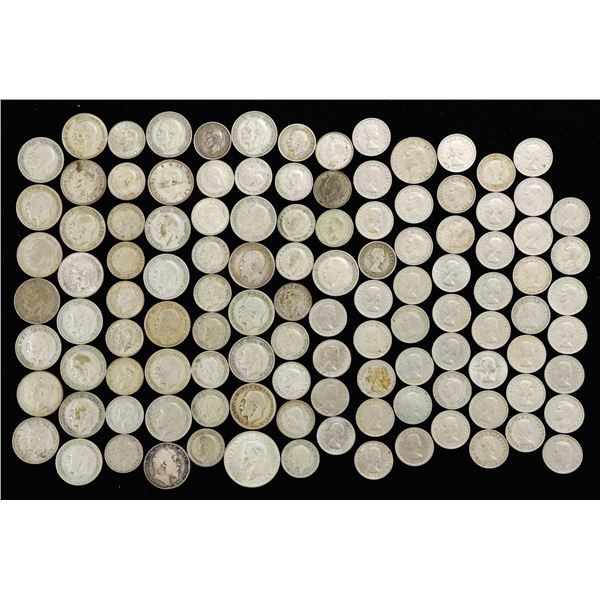 Great Britain. Edward VII-George VI. Lot of Silver Minors, 1902-1945.,