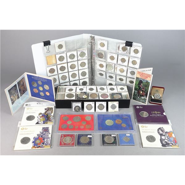 Great Britain. Elizabeth II (1952-2022). Large Assortment of modern coinage.,