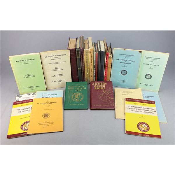 Large Assortment of Indian Numismatics Catalogues.,