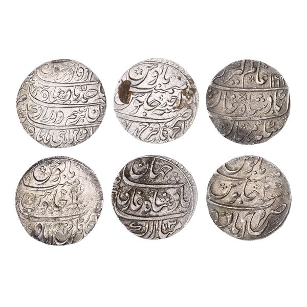 Indian States. Farrukhabad. Bangash Nawabs. Ahmad Khan (AH 1164-1185/ 1750-1771 AD). Trio of Silver 