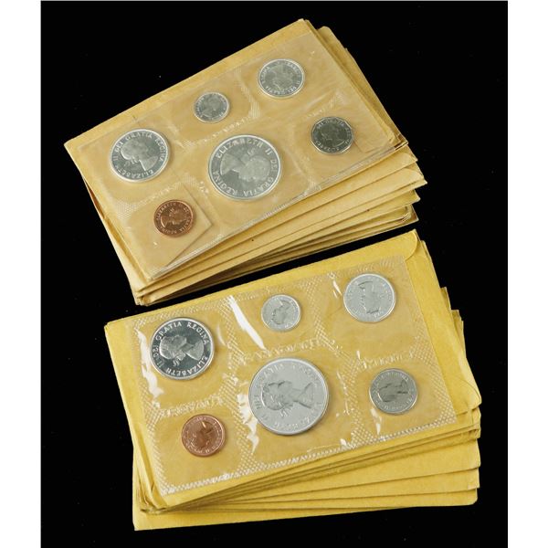 Canada. Elizabeth II (1952-2022). A score of P/L Sets, 1961-1964.,