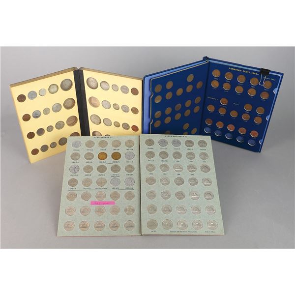 Canada. George V-Elizabeth II. Assortment of Silver, Nickel and AE Minors in Albums.,