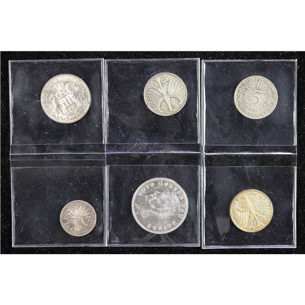 Group of German States and Bundesrepublik Silver issues, 1846-1957.,