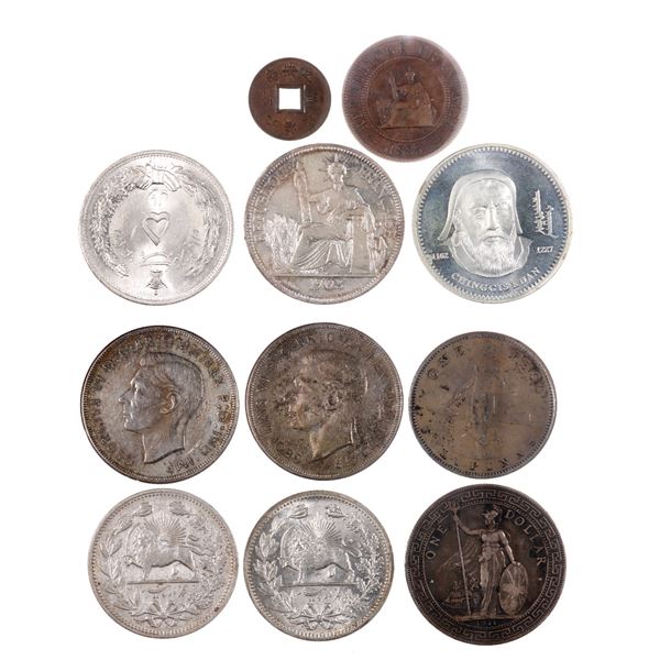 Asian and Pacific 20th Century Silver Crowns Lot.,