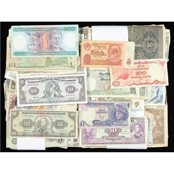 Worldwide, Diverse Currency Collection, 1930-2000,