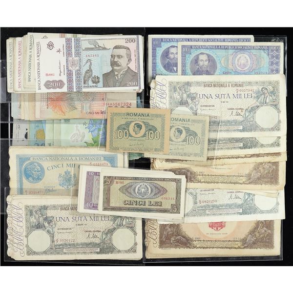 Romania, Currency Collection, 1943-2005,