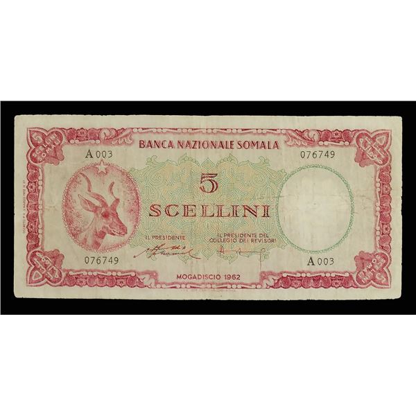 Somalia, Currency Collection, 1962-2006