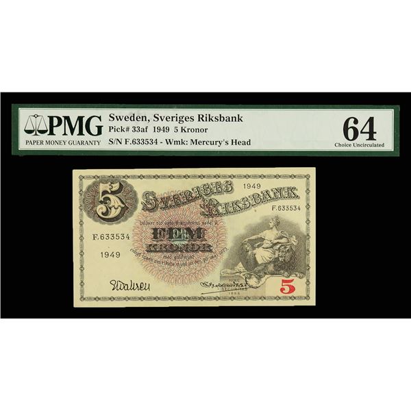 Sweden, Currency Collection, 1840-1985