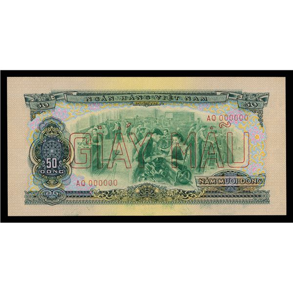 Pick #38s-44s 1966 20 Xu - 50 Dong South Vietnam Specimen Set (7),