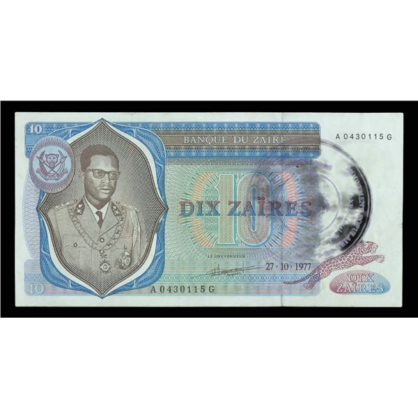 Zaire, Currency Collection, 1975-1977