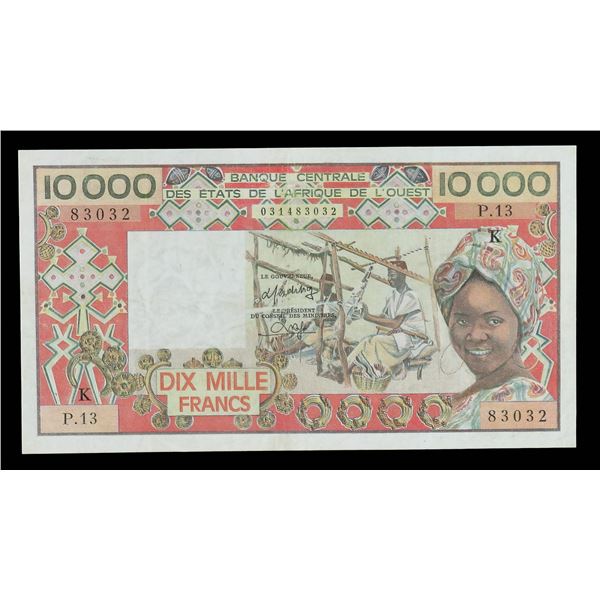 West African States, Currency Collection, 1961-2003