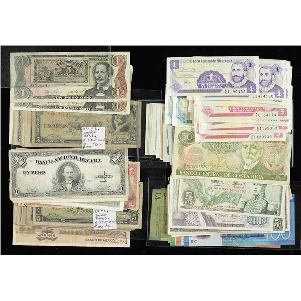 Central & Latin America, Currency Collection, 1896-1991,