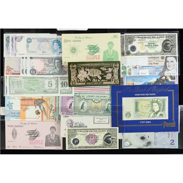 Worldwide, Island-Oriented Currency Collection, 1983-2006,