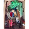 Image 3 : Box of assorted tools and hardware