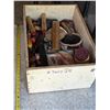 Image 1 : Wooden box full of tools and parts