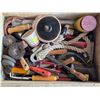 Image 3 : Wooden box full of tools and parts