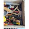 Image 4 : Wooden box full of tools and parts